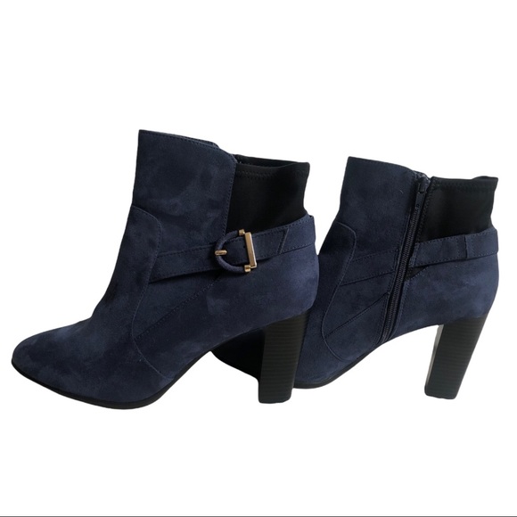 Kelly & Katie Shoes - NWOT KELLY & KATIE Blue Suede Boots